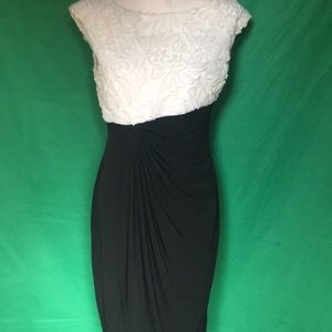 Connected Apparel Raised Tulle Dress
